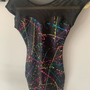Sz Xs American apparel paint splatter dress